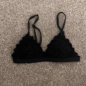 Elegant Black Lace Bralette